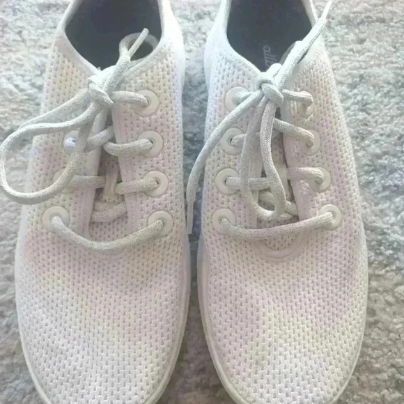 Allbirds Women's White Tree Runner Kaikoura White Sustainable Sneaker 9 - Picture 12 of 16